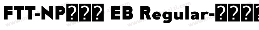 FTT-NPロダン EB Regular字体转换